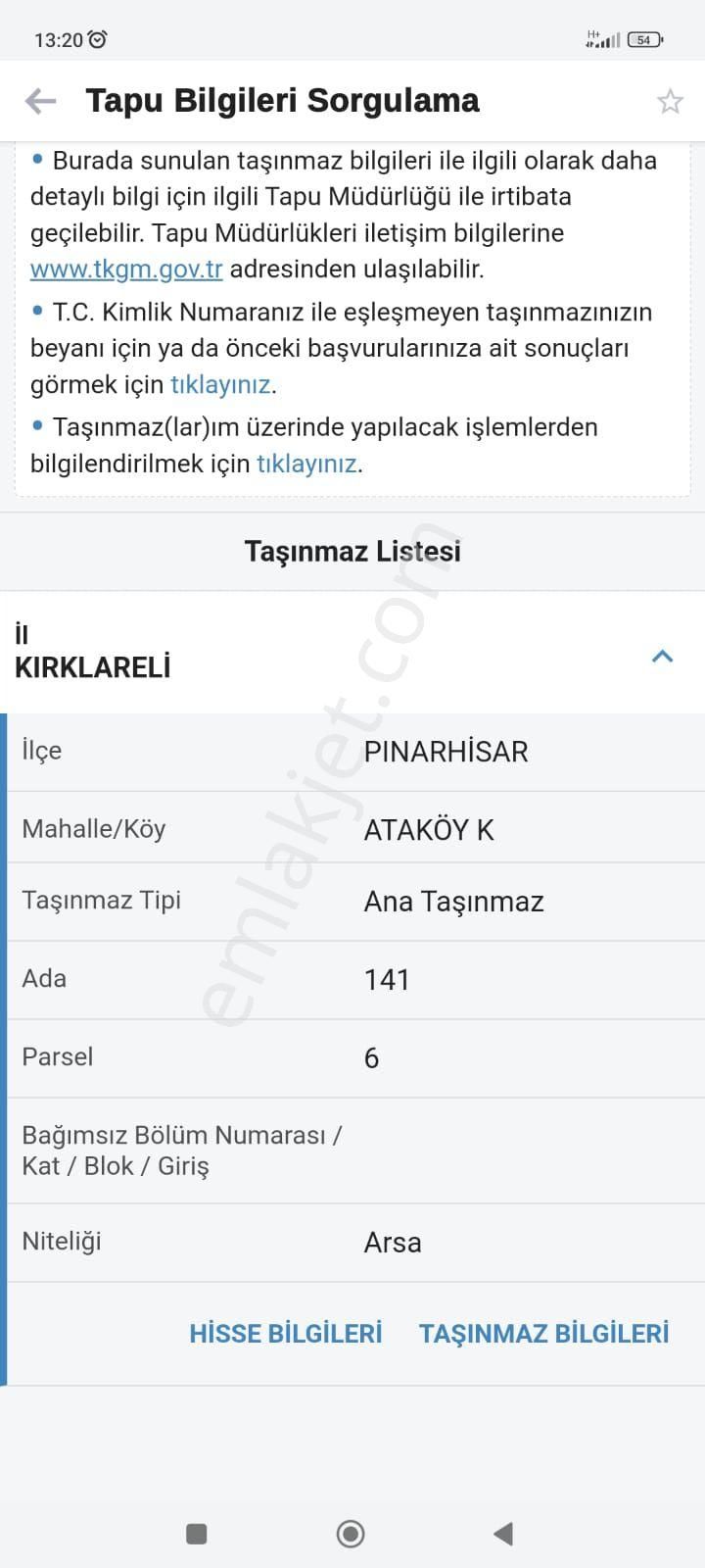 Kırklareli Pınarhisar Ataköy De İmarlı Arsa - Görsel 2
