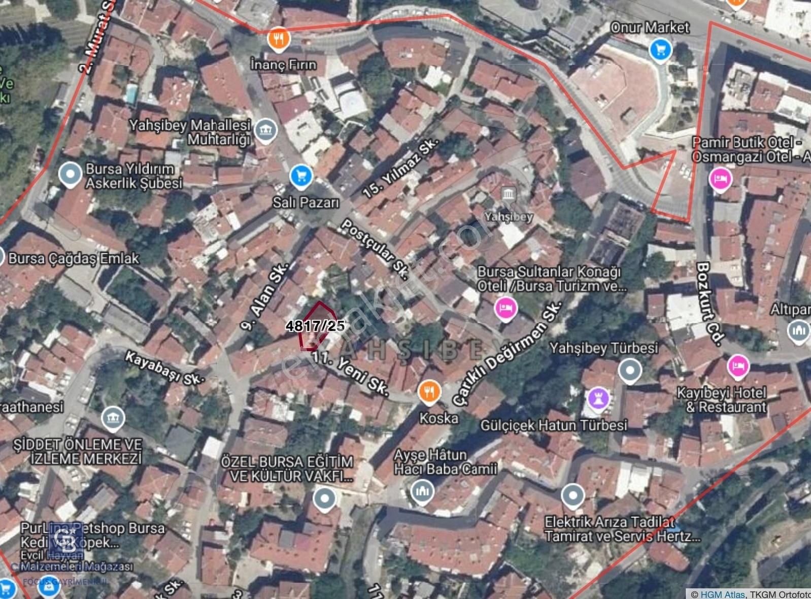 Bursa Osmangazi Yahşibey Mahallesi'nde Satılık 3 Kat İmarlı Arsa - Görsel 13