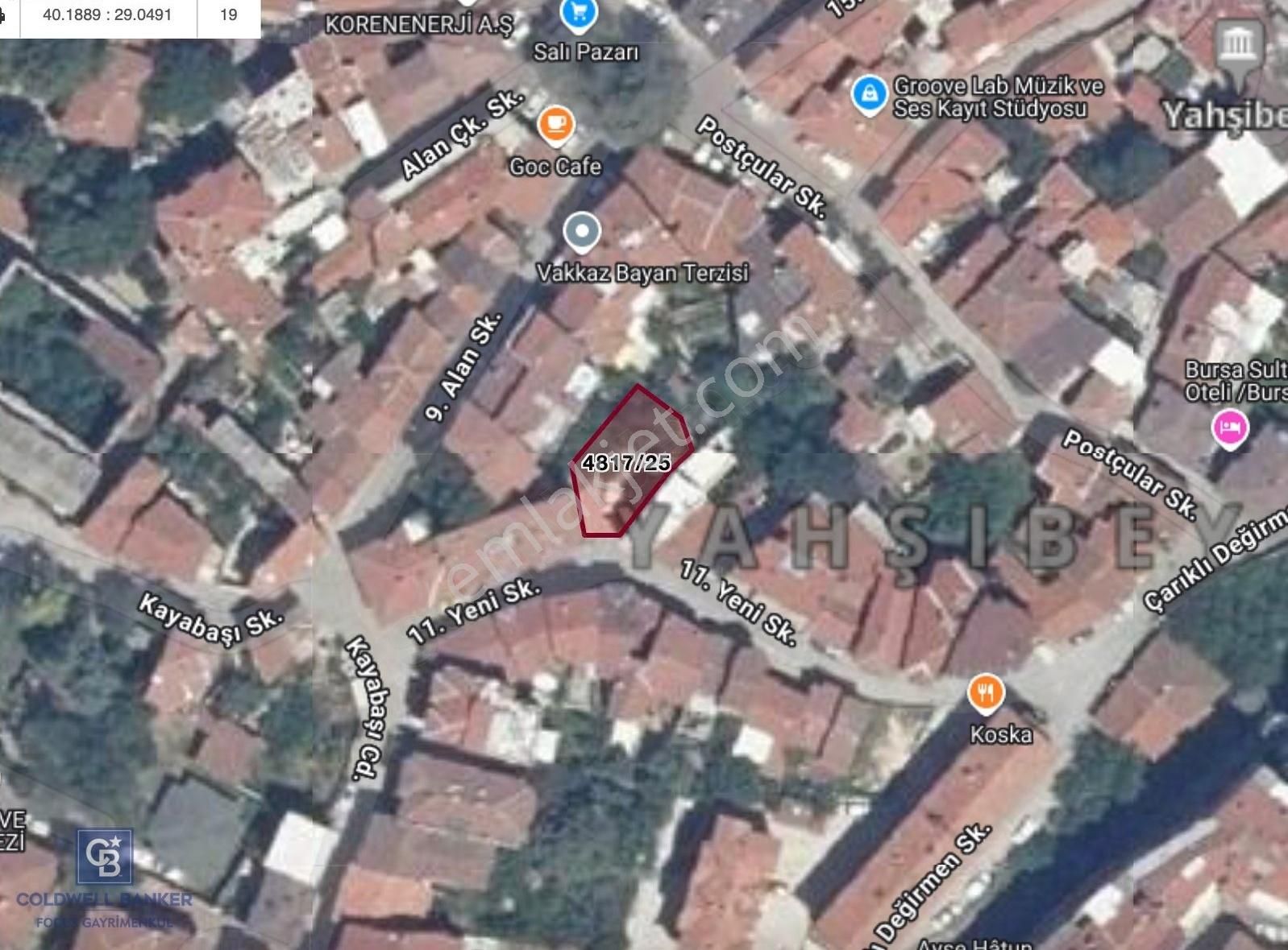 Bursa Osmangazi Yahşibey Mahallesi'nde Satılık 3 Kat İmarlı Arsa - Görsel 6