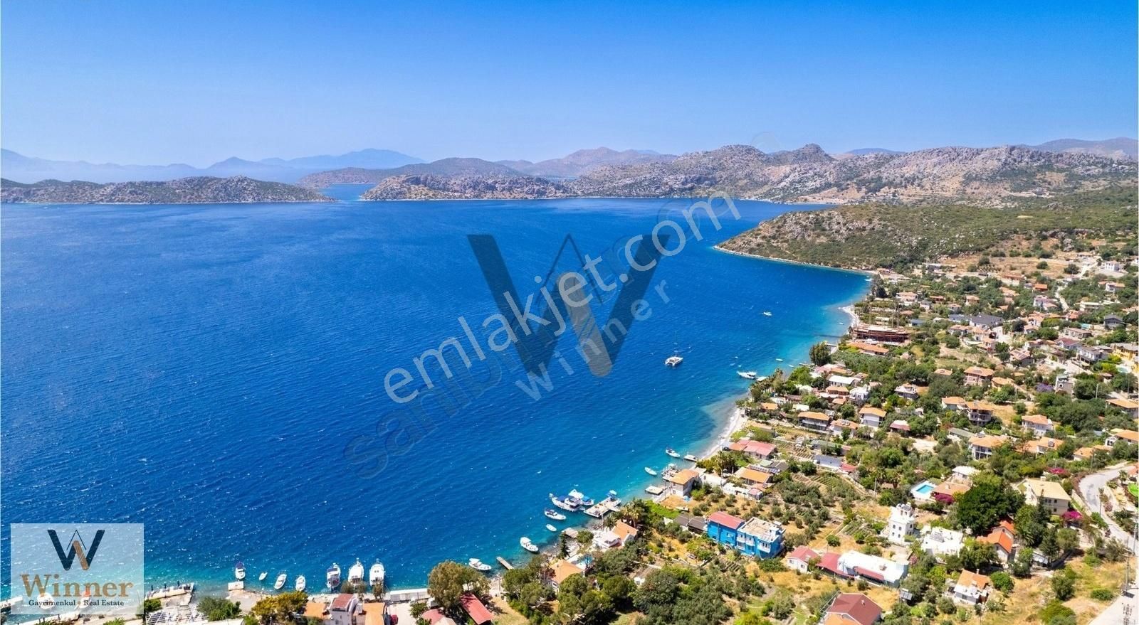 Marmaris Söğüt Satılık Tarla Winner- Söğüt Cumhuriyet'te Full Deniz Manzaralı+ Harika Arazi!