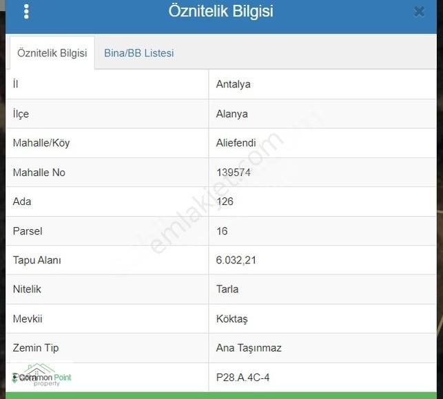 Alanya Aliefendi Satılık Tarla Alanya - Demirtaş Aliefendi Köyü Satılık Tarla Denize 4 Km.