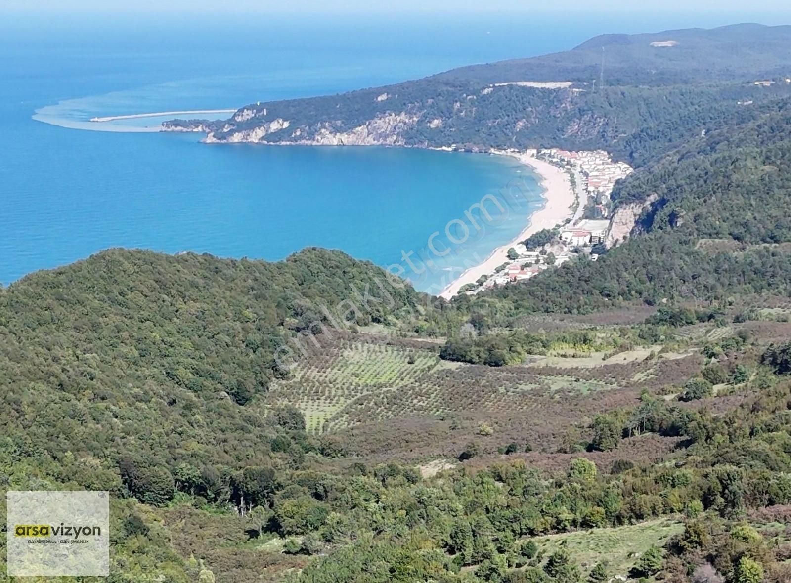 Bartın Merkez Güzelcehisar Köyü (Kapaklı) Satılık Tarla İnkum Plaj Ve Panaromik Deniz Manzaralı Arsa 1200 M²