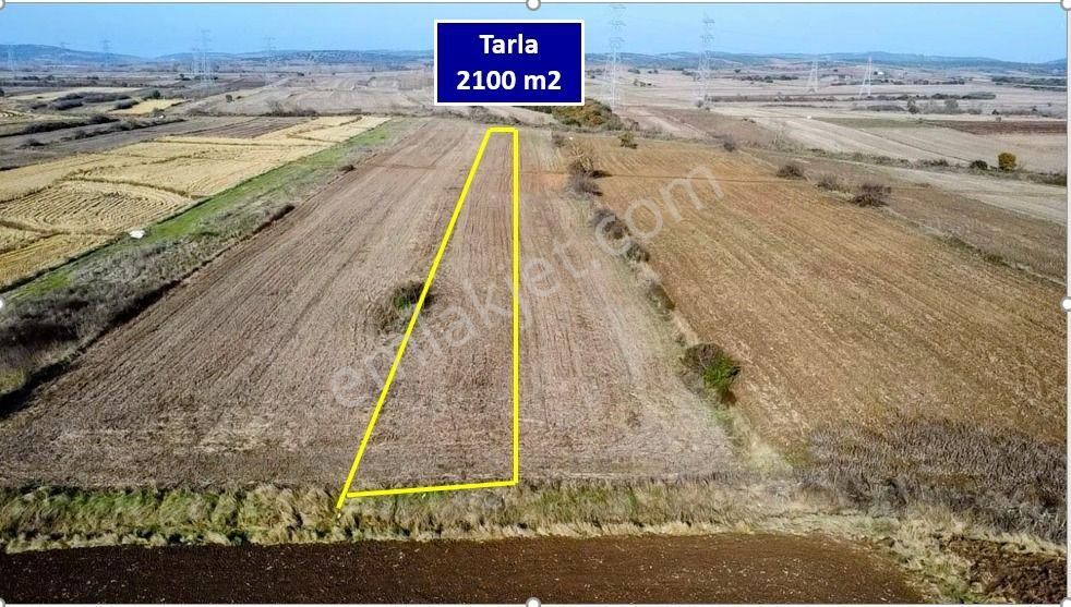 Biga Bekirli Köyü Satılık Tarla Çanakkale Biga Bekirli Yolu Olan Yatırımlk 2100 M2 Satılık Tarla