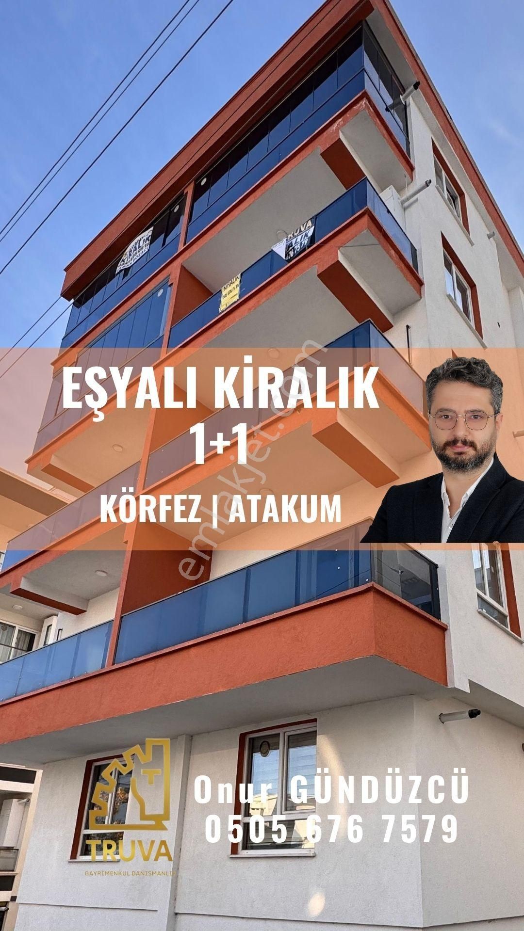 Atakum Körfez Kiralık Daire Truva'dan Körfez'de Ara Kat Sıfır Eşyalı 1+1 Daire