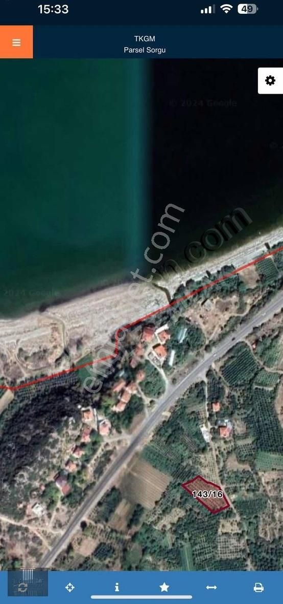 Eğirdir Mahmatlar Köyü Satılık Tarla Kale Emlak'tan Mahmatlarda Kadastro Yoluna Sıfır 1662m2 Tarla