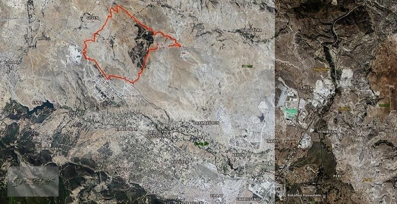 Kütahya Merkez Andız Satılık Tarla Teknik'ten Andız'da Yol Kenarı Yatırımlık Arsa