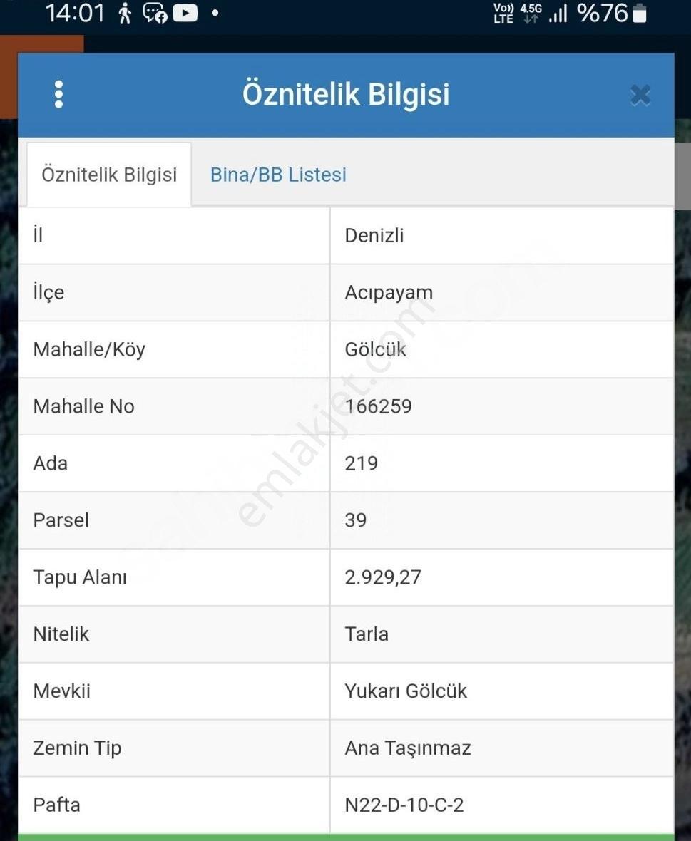 Girenizin İncisi Gölcük'te Satılık Tarla - Görsel 2