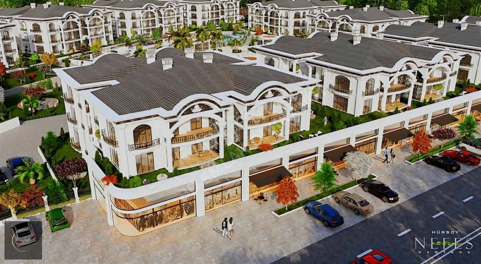 Kartepe Fatih Sultan Mehmet Kiralık Dükkan & Mağaza Hürsoy Nefes Projesinde 500 M2 Düz Ayak Dükkan