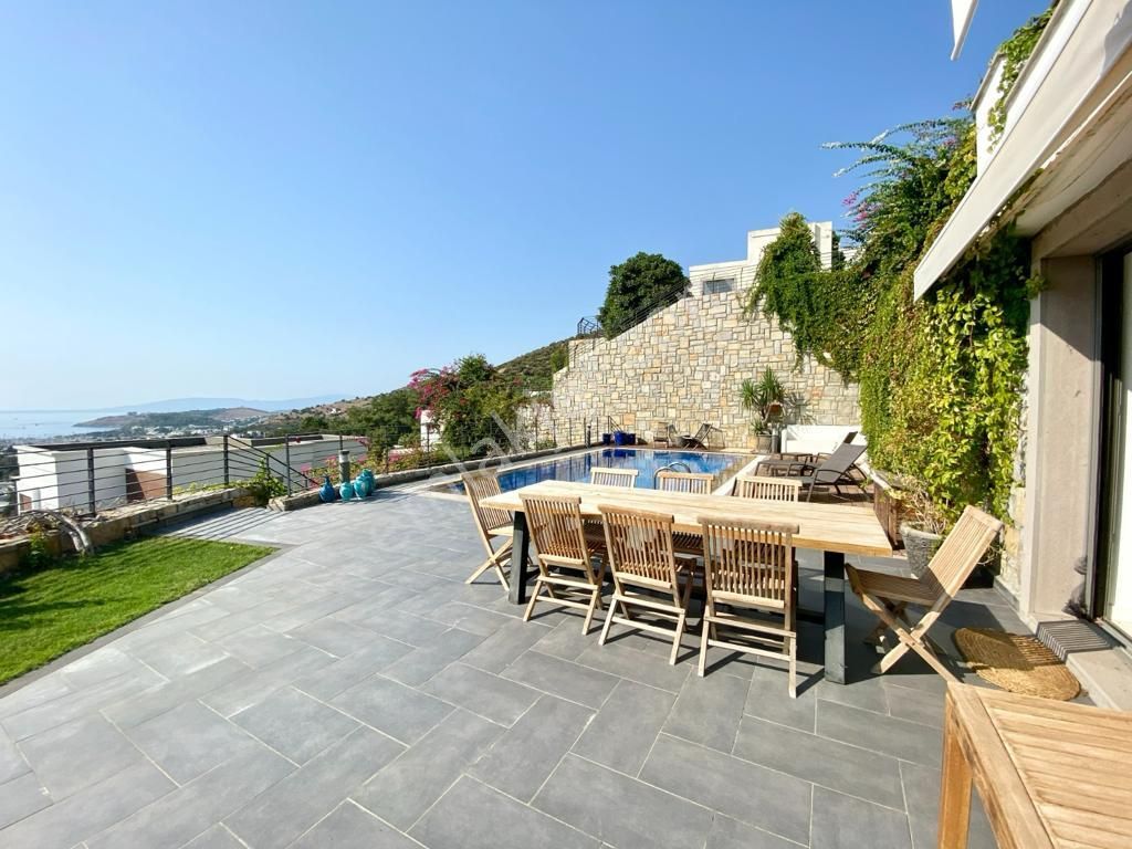 Bodrum Kaledos Evleri'nde, Şahane Manzaralı Satılık Tripleks - Görsel 22