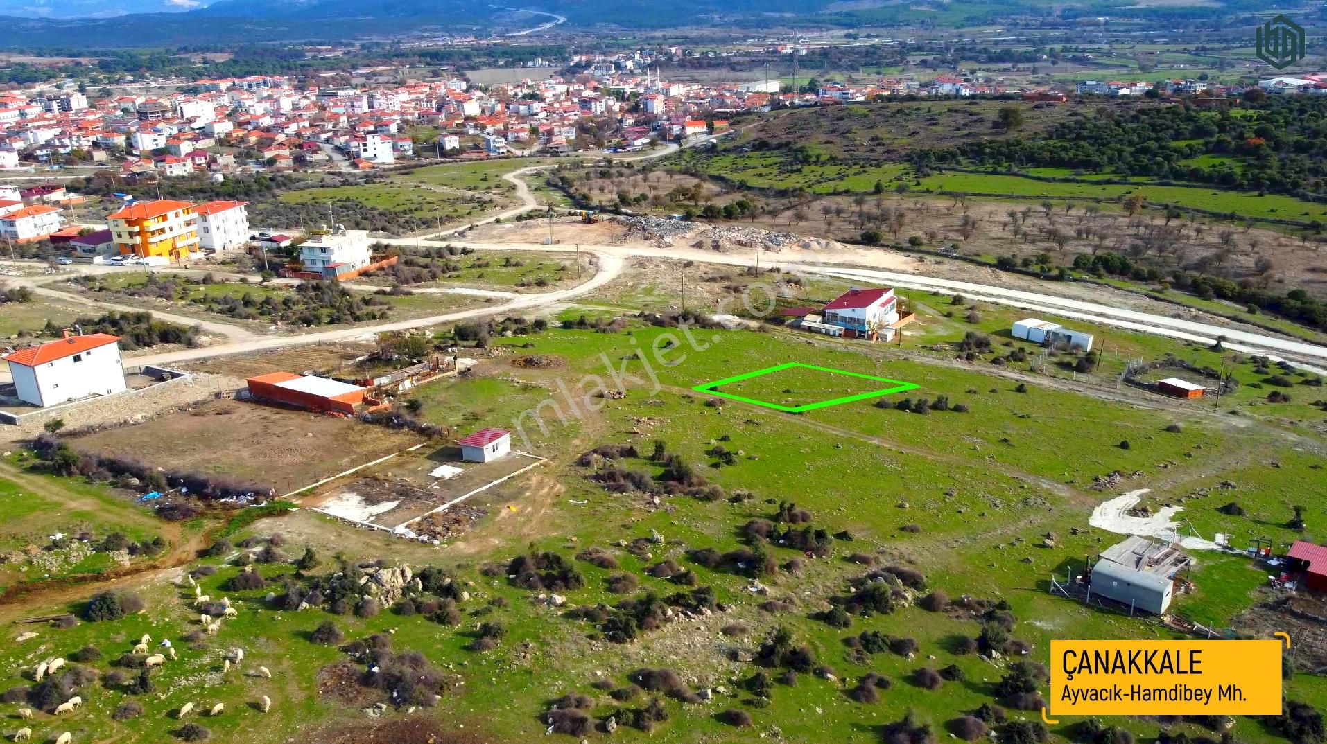 Ayvacık Hamdibey Satılık Konut İmarlı Çanakkale Ayvacık Hamdibey Mh. İmarlı 417 M2 Arsa