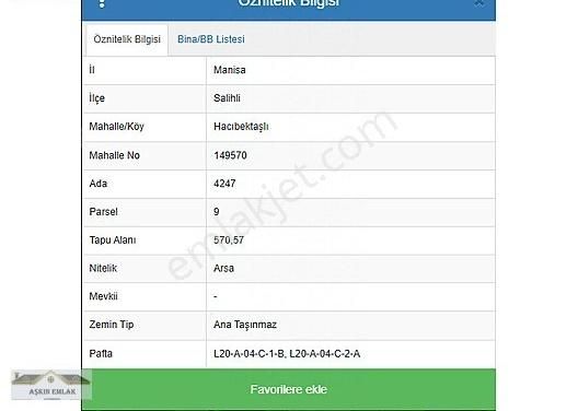 Salihli Çukuroba Satılık Konut İmarlı Salihli Çukuroba Mahallesinde Satılık 570 M2 Arsa