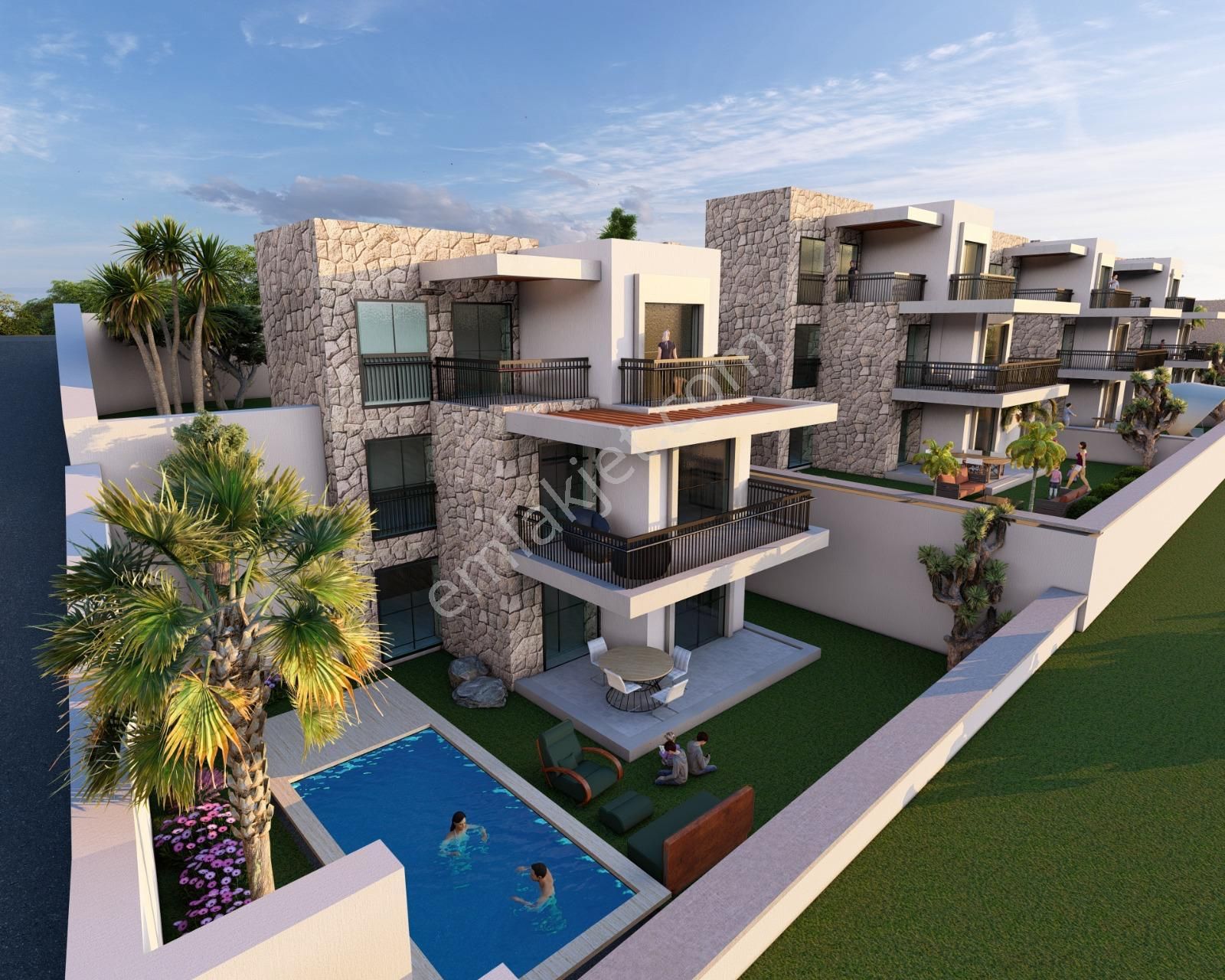 Bodrum Koyunbaba Satılık Villa Gümüşlük Koyunbaba'da Satılık Dubleks Tam Müstakil 4+2 Villa