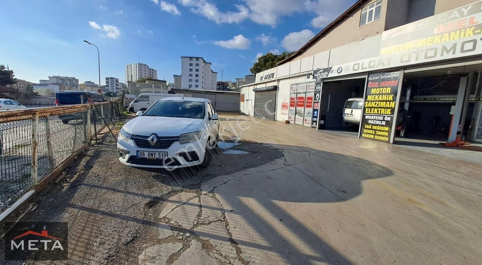 İstanbul Pendik Kiralık Atölye Yusuf'tan Ankara Caddesi Üzerinde Kıralık Ön Kullanımlı İşyeri