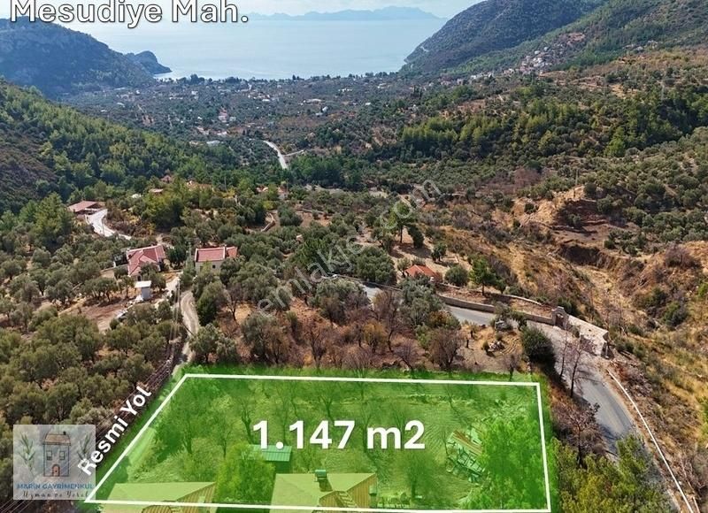 Datça Mesudiye Satılık Konut İmarlı Marinden Mesudiye Mah.20/40 İmarlı Deniz Manzaralı 1147 M2 Arsa