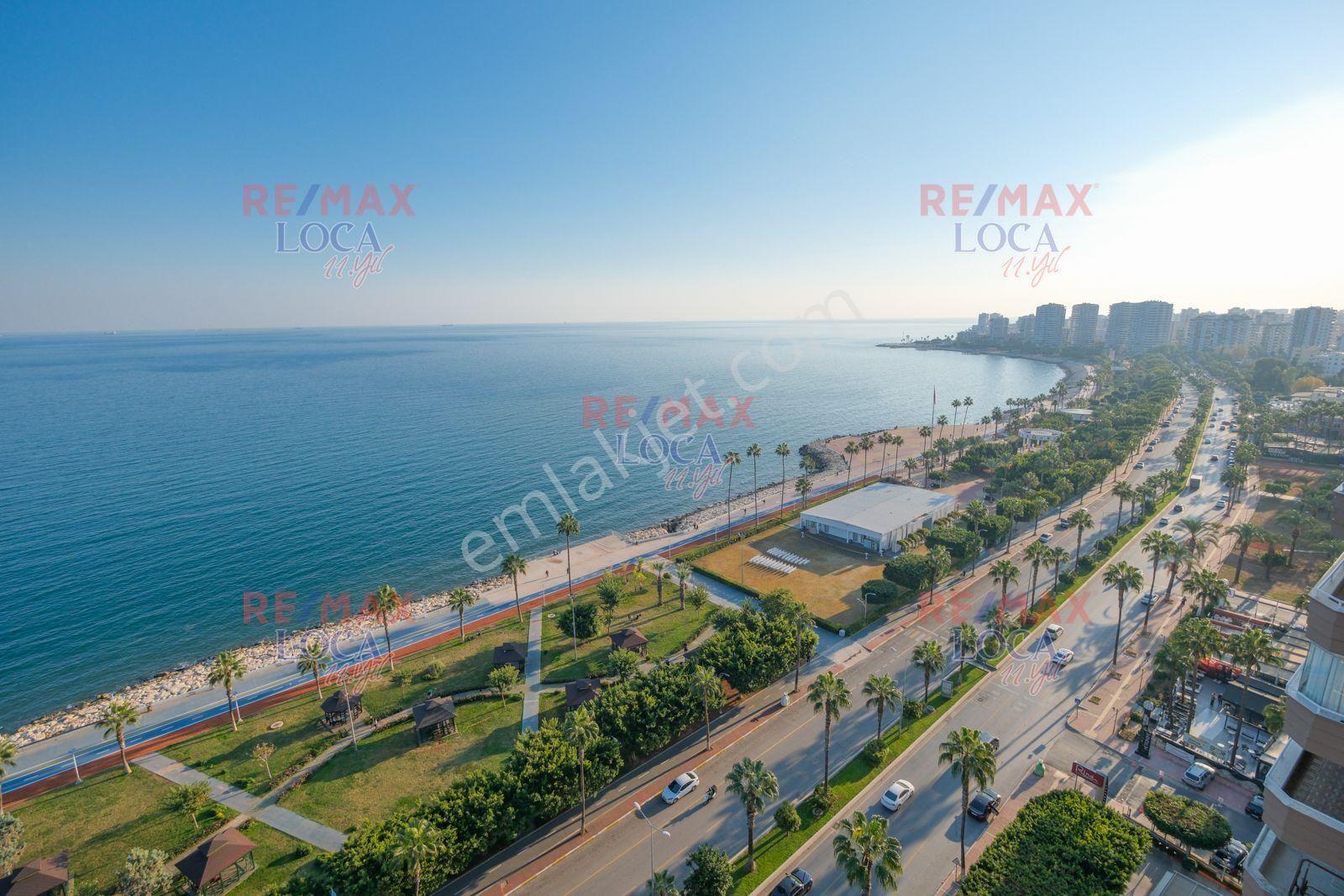 Mezitli Fatih Satılık Daire Remax Loca'dan Adnan Menderes'te Deniz Manzaralı Site İçi 4+1