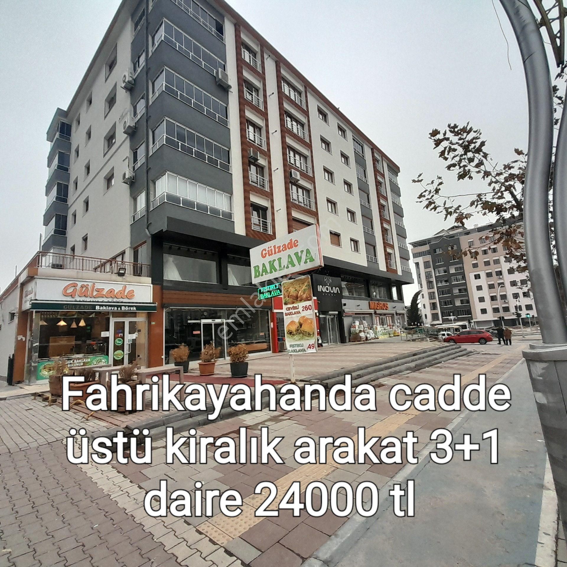 Yeşilyurt Çilesiz Kiralık Daire Fahrikayahanda Kiralık Daire