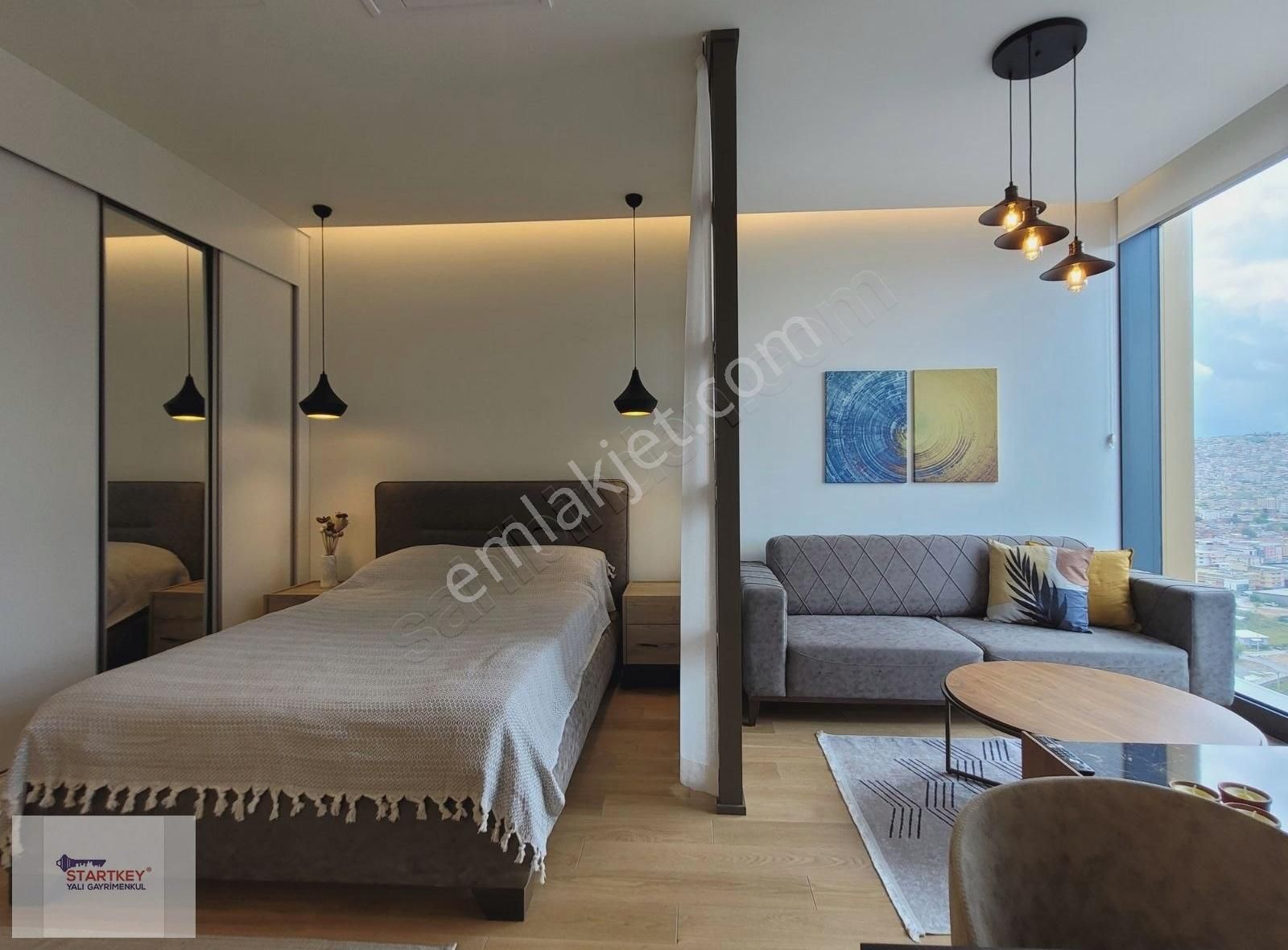 Konak Halkapınar Satılık Residence İzmir Mahall Bomonti Satılık 1+0 Daire