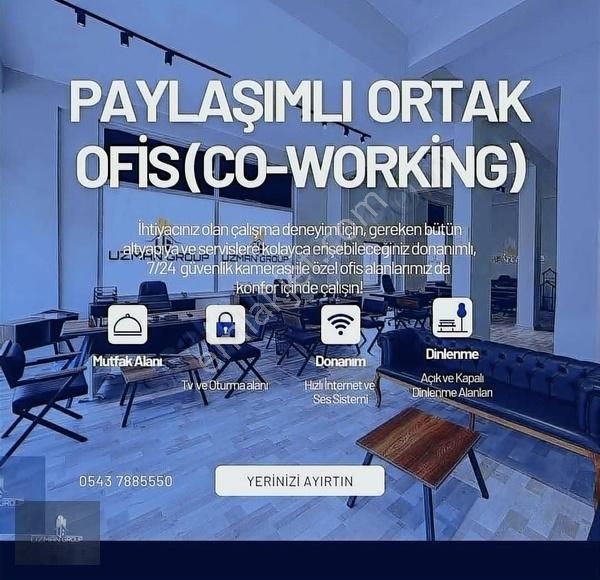 Safranbolu Esentepe Kiralık Ofis Uzman Emlak'tan Paylaşımlı Ortak Ofis(co-working)