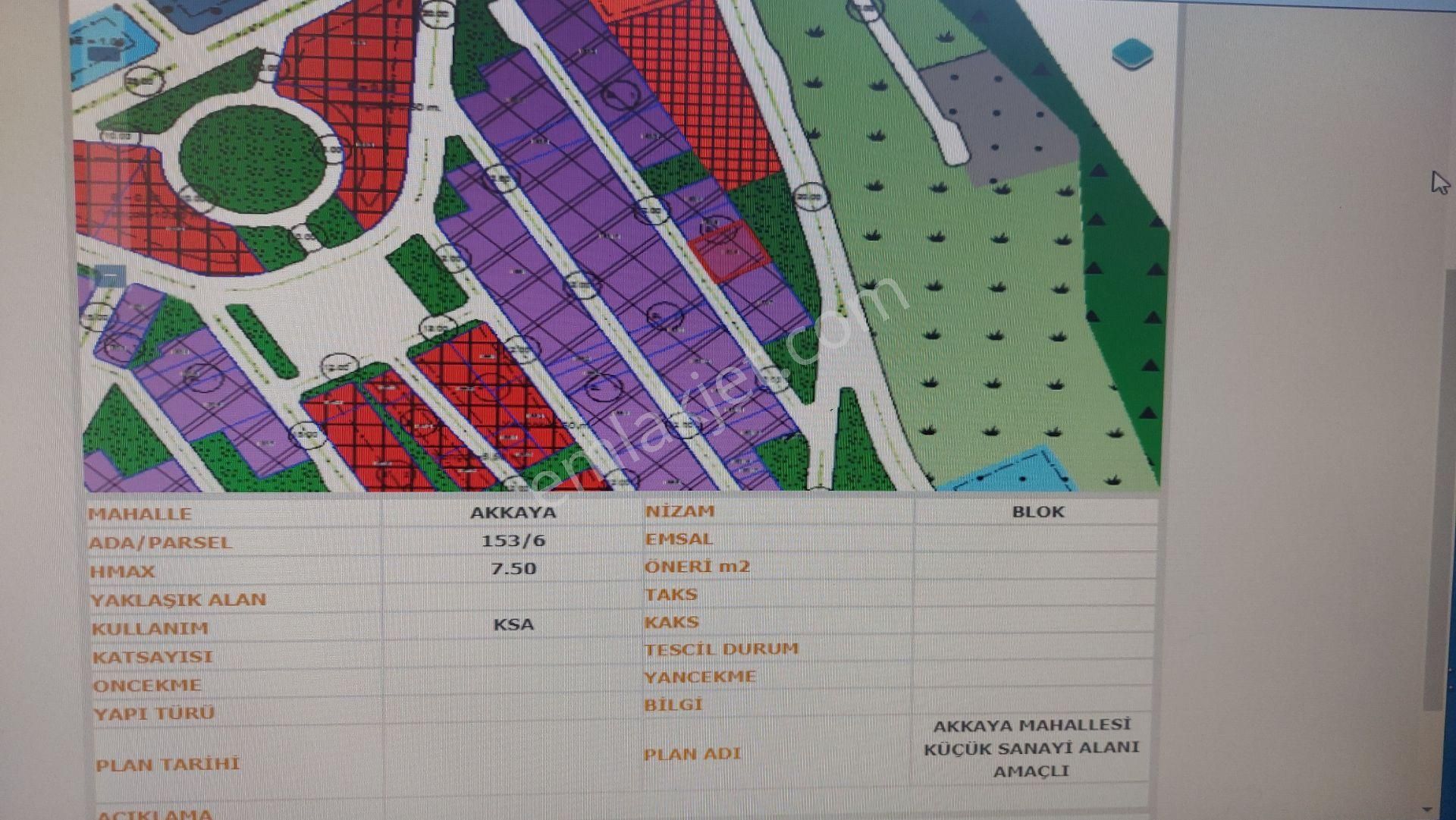 Menteşe Akkaya Satılık Ticari İmarlı Muğla Merkez Akkaya Küçük Sanayi Alanında 108.m2 Lik Ticari İmarlı Arsa