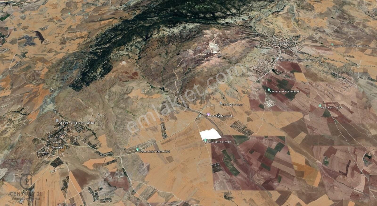 Gölbaşı Karaali Yazlık Satılık Tarla Karaali Mahallesinde 1.000m² Bahçe Yeri