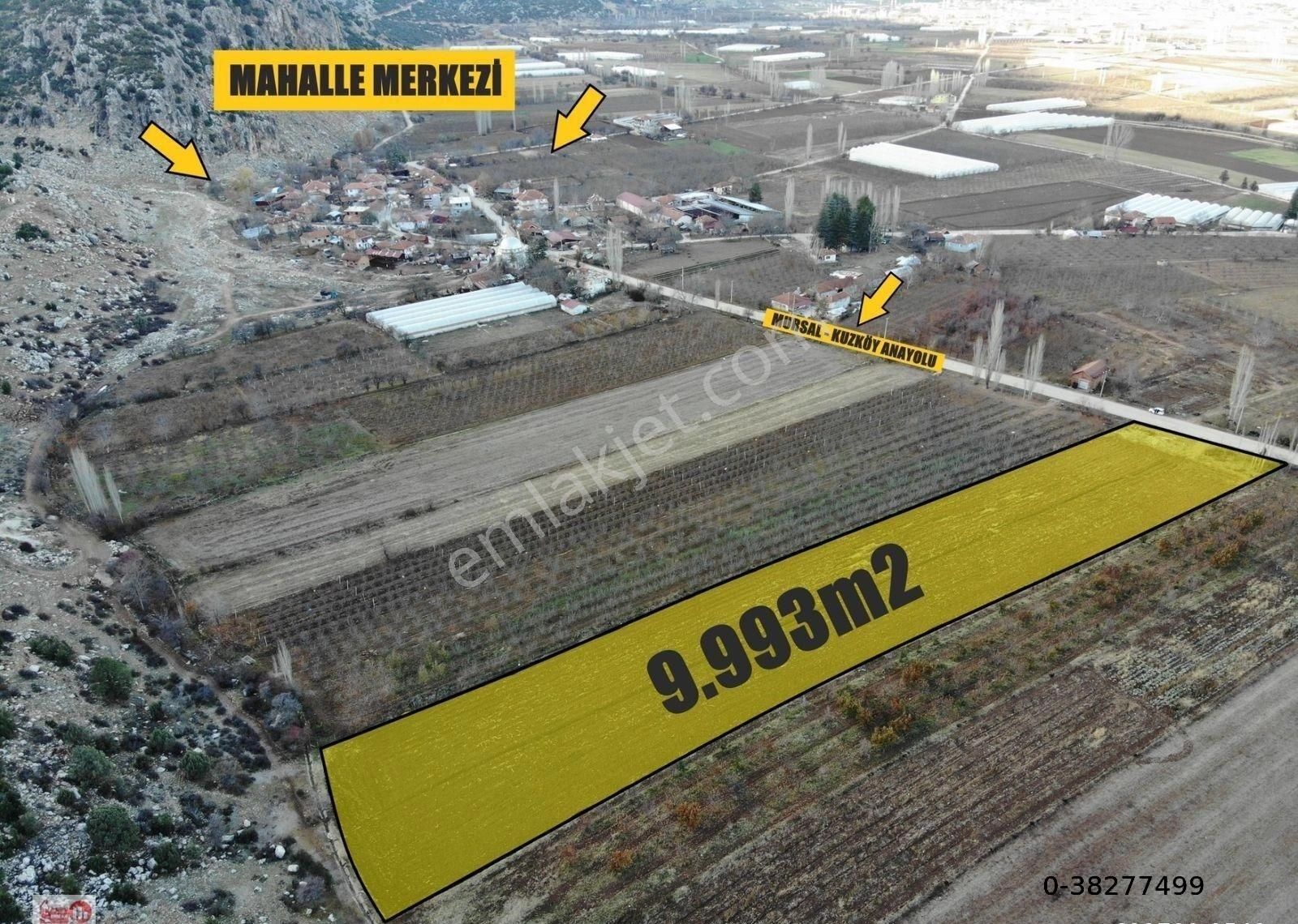 Antalya Elmalı Kuzköy Asfalt Yola Cephe Depo-ardiye-sera Yapımına Uygun 9.993m2 Satılık Tarla - Görsel 10