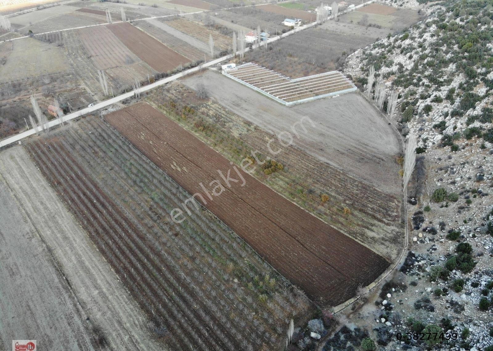 Antalya Elmalı Kuzköy Asfalt Yola Cephe Depo-ardiye-sera Yapımına Uygun 9.993m2 Satılık Tarla - Görsel 17