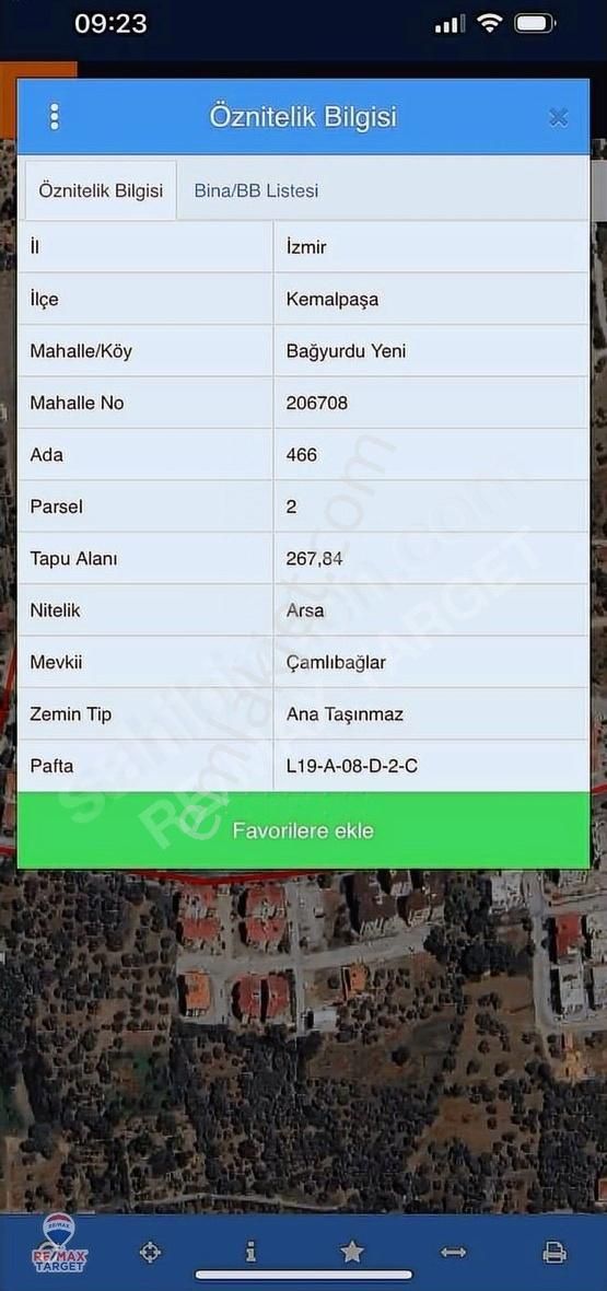 Kemalpaşa Bağyurdu Yeni Satılık Konut İmarlı Re/max Target'tan Satılık 3 Kat İmarlı Kupon Arsa!