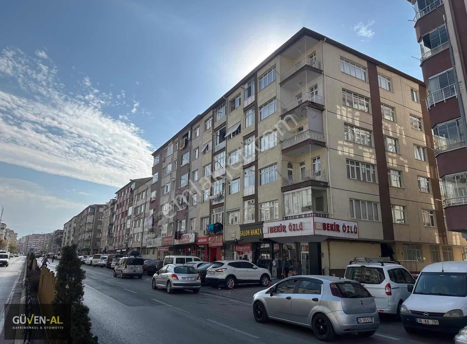 Kocasinan Fevzi Çakmak Satılık Daire Güven-al || Fuzuli Caddesi Üzeri 3+1 Masrafsız Cadde Cepheli