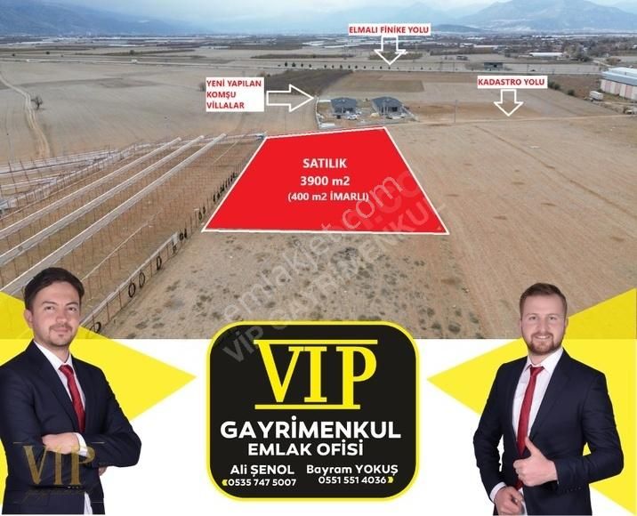 Elmalı Düden Satılık Konut İmarlı Vıp Gayrimenkul'den Düdenköy Mah. 3.900m² Fırsat Arazi