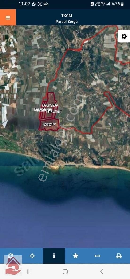 Manavgat Gündoğdu Satılık Tarla Antalya Manavgat'ta 695 Dönüm