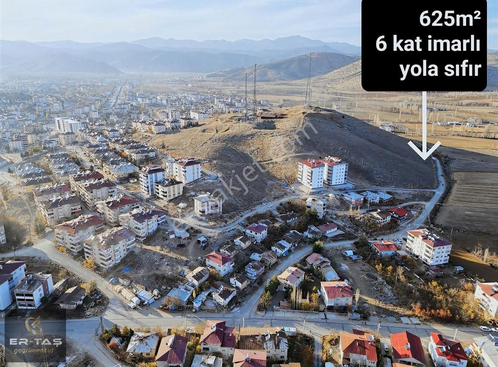 Göksun Harbiye Satılık Konut İmarlı Er-taş'tan Karlık Mevkii 625m² 6 Kat İmarlık Arsa