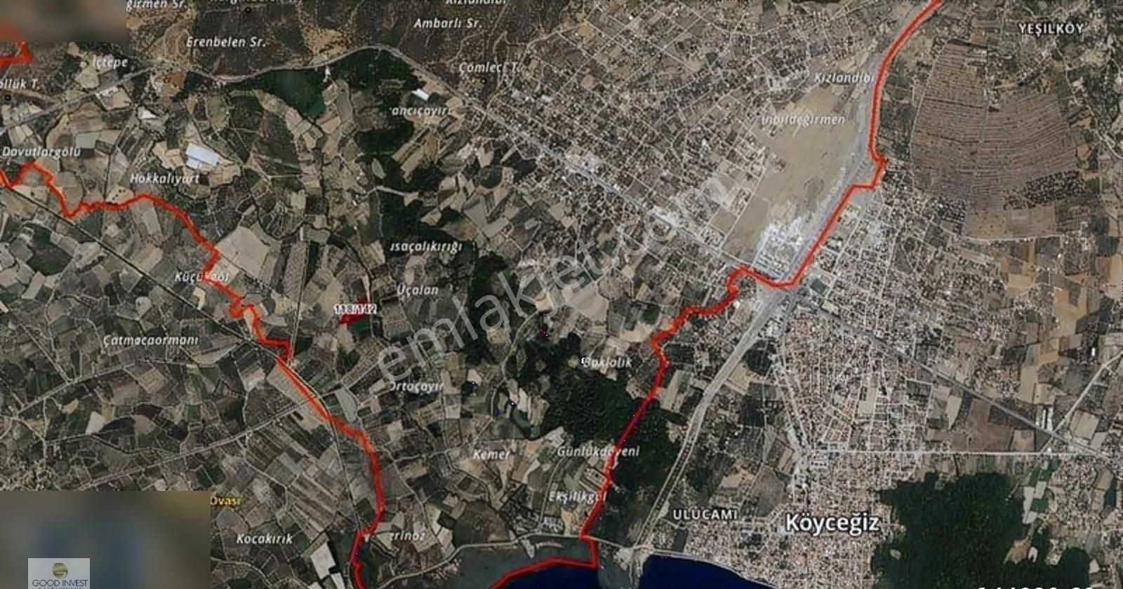 Köyceğiz Toparlar Satılık Tarla Muğla Köyceğiz Toparlar Mahallesi'nde 10.000 M² Satılık Tarla