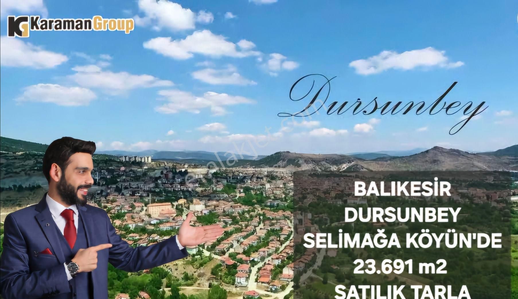 Dursunbey Selimağa Satılık Tarla Balıkesir Dursunbey Selimağa Köyün'de 23.691 M2 Satılık Tarla