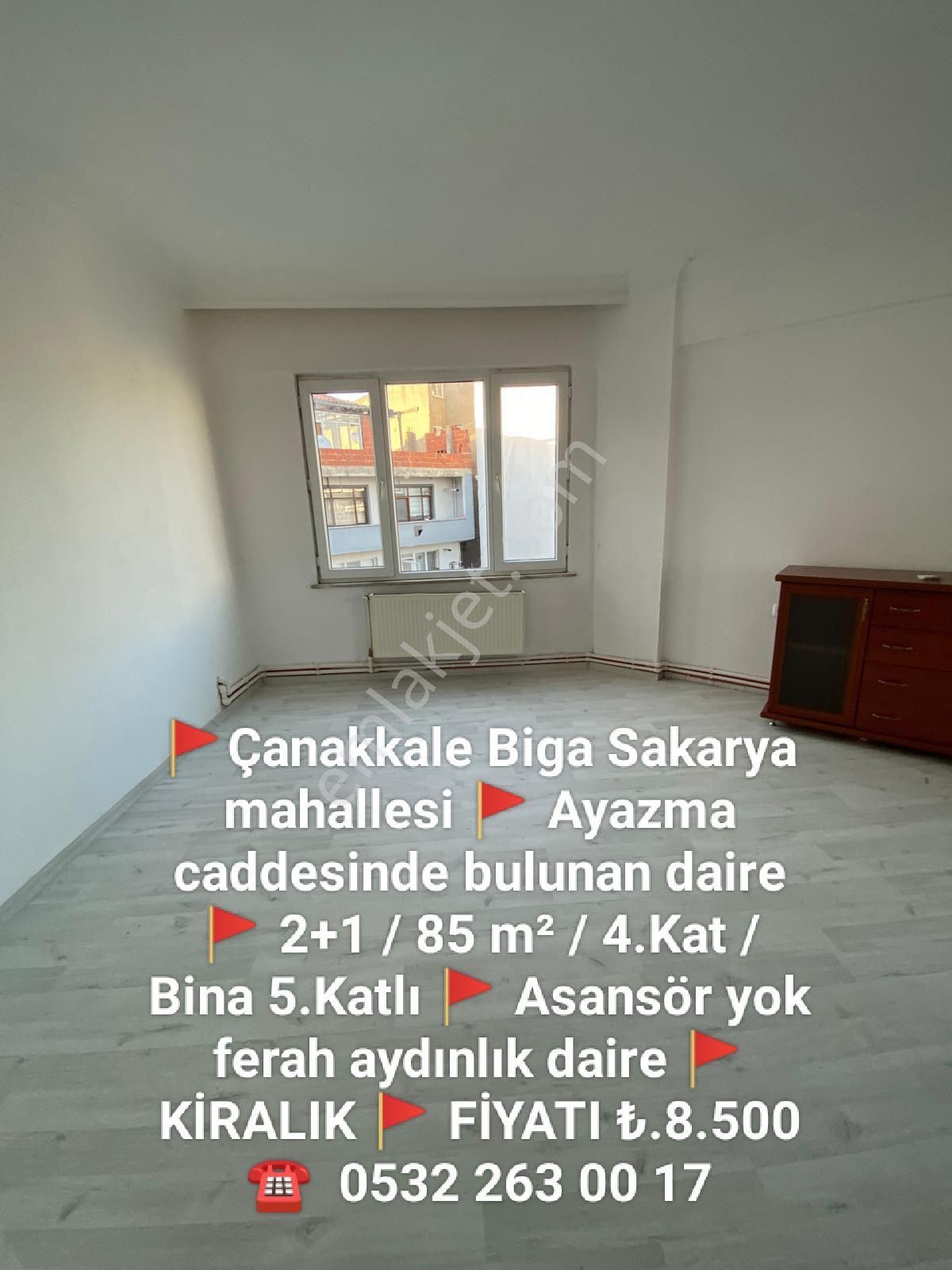 Biga Sakarya Kiralık Daire 🚩 Çanakkale Biga Sakarya Mahallesi Çiçekli Dede Mevki/ 2+1 /. 🚩daire 🚩 Kiralık 🚩