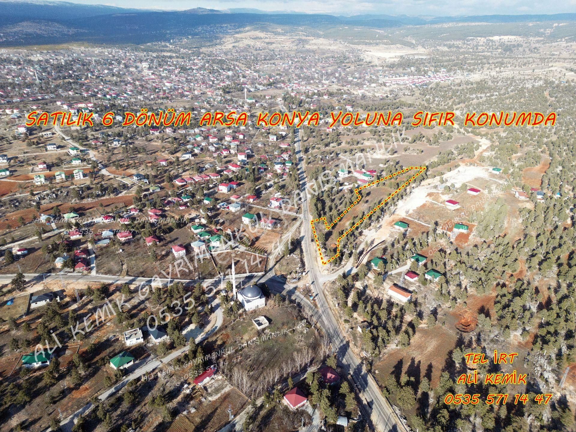 Anayola Sıfır 6 Dönüm Arsa Erdemli Aydınlar (avgadı) Da - Görsel 8