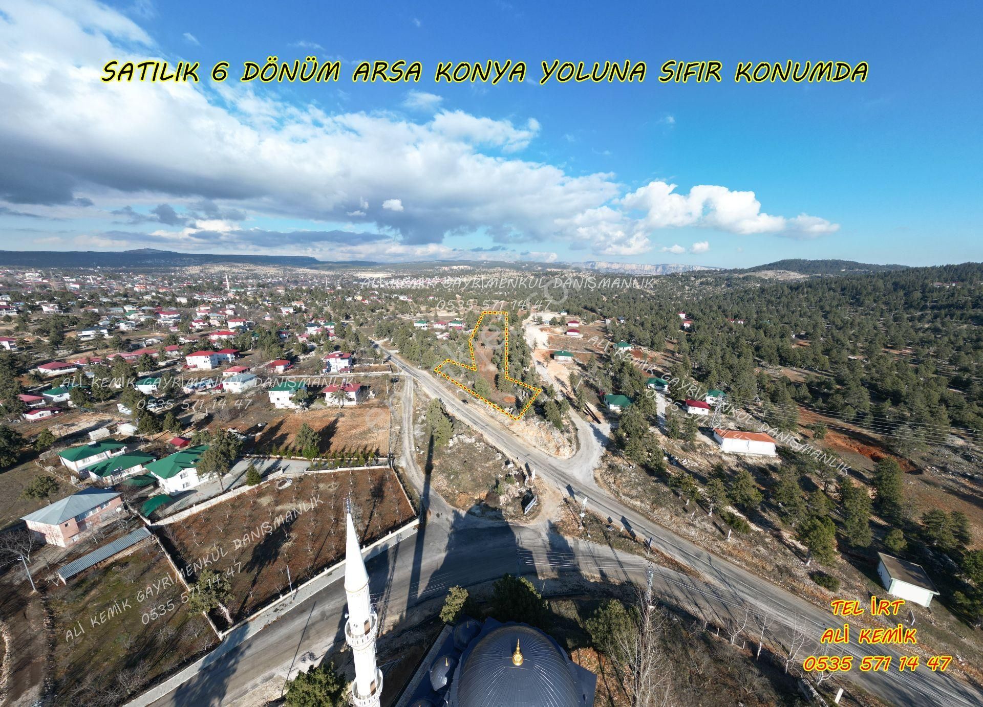 Anayola Sıfır 6 Dönüm Arsa Erdemli Aydınlar (avgadı) Da - Görsel 3