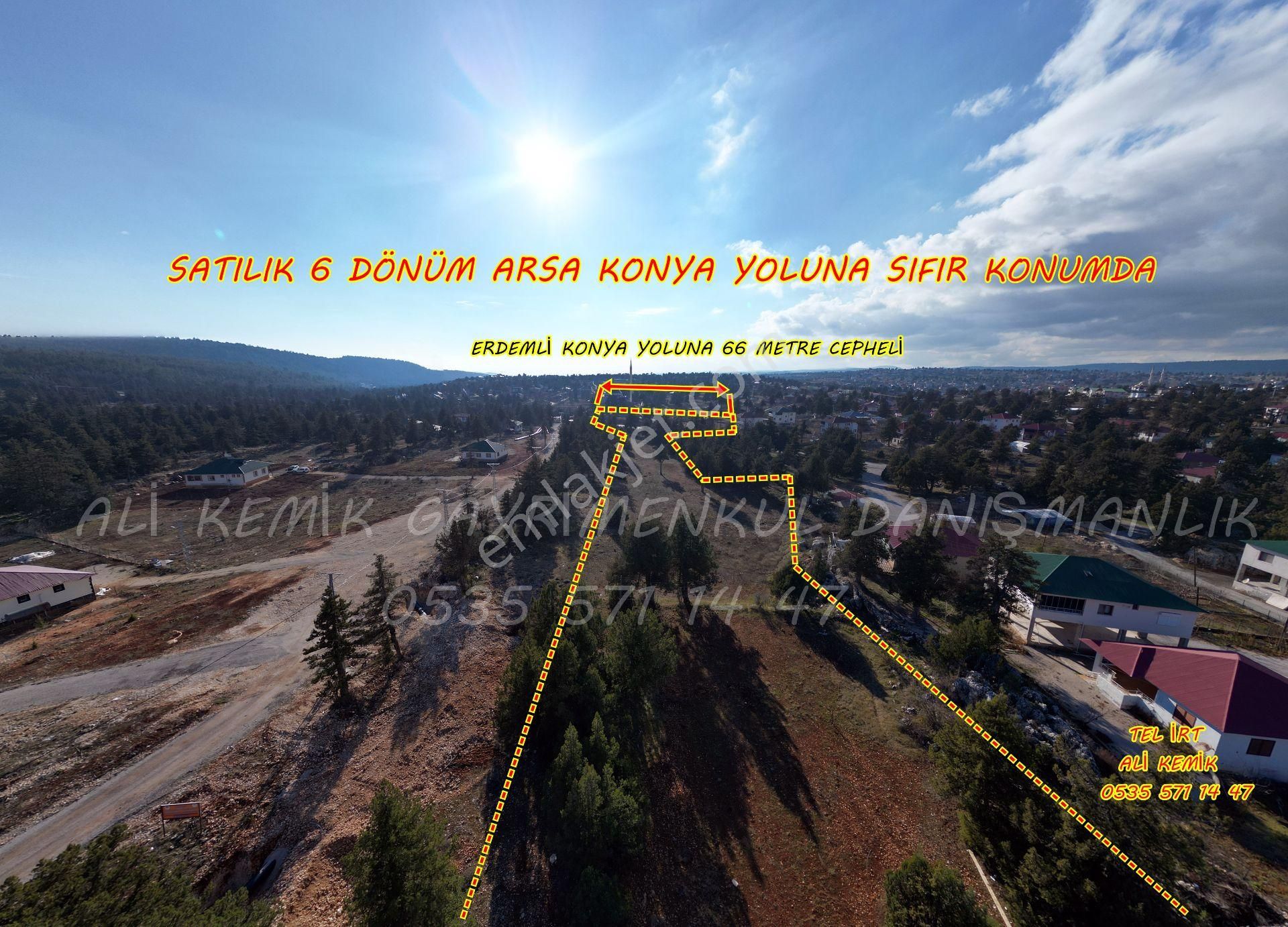 Anayola Sıfır 6 Dönüm Arsa Erdemli Aydınlar (avgadı) Da - Görsel 6