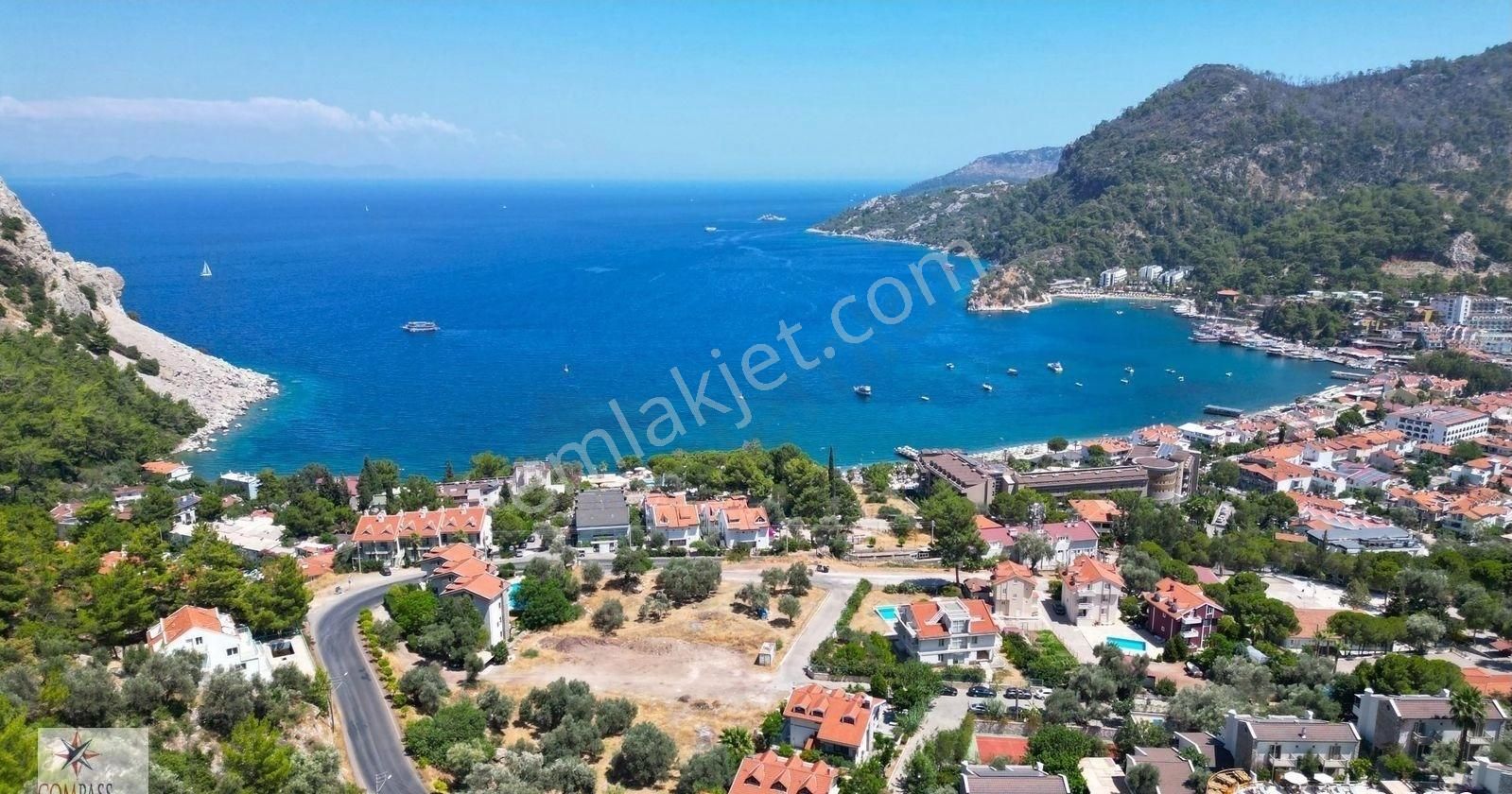 Marmaris Turunç Satılık Tarla Marmaris Turunç'ta Satılık Denize Sıfır, 2.300 M2 Muhteşem Arazi