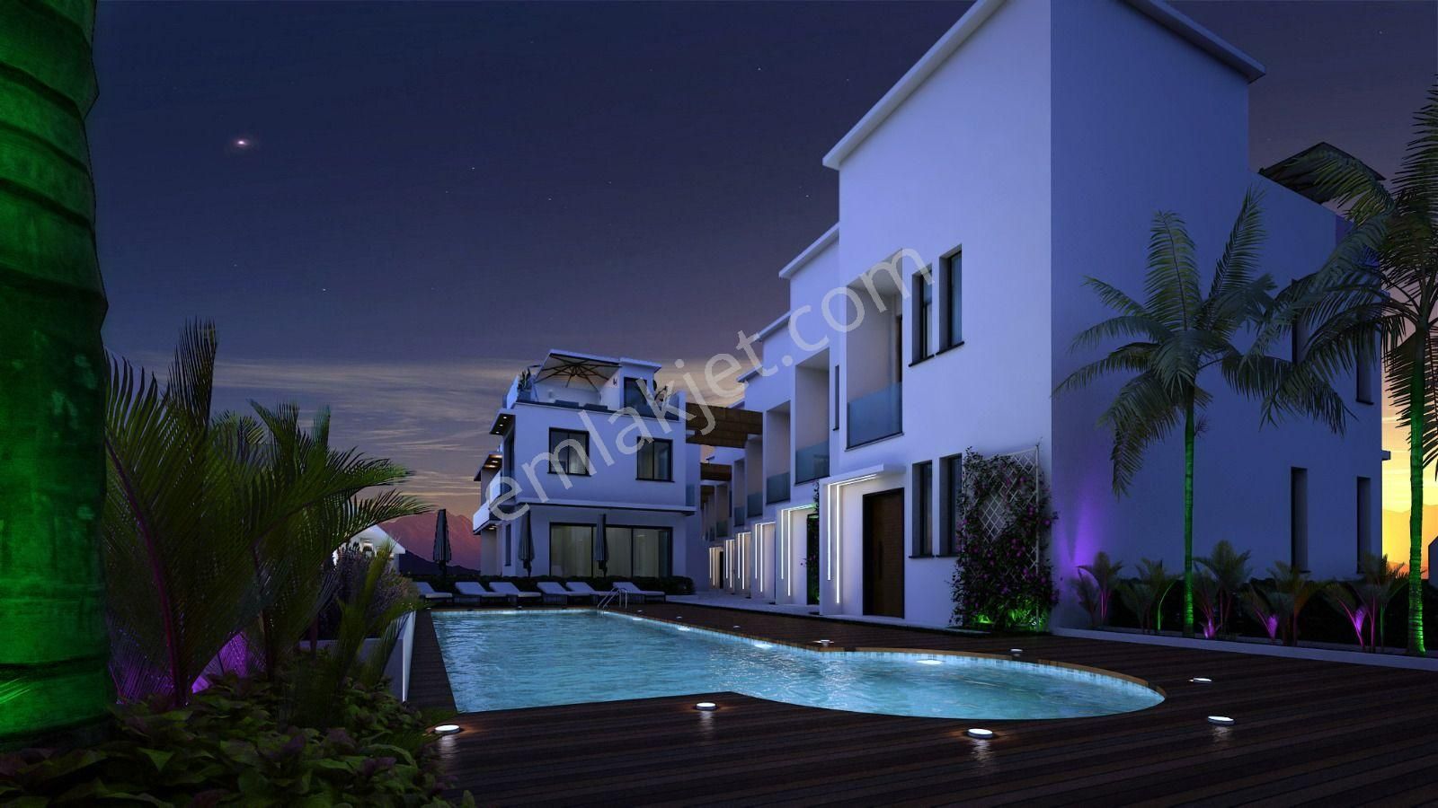 Girne Çatalköy'de Teslime Hazır Dağ Ve Deniz Manzaralı Satılık İkiz Villa !!! - Görsel 6