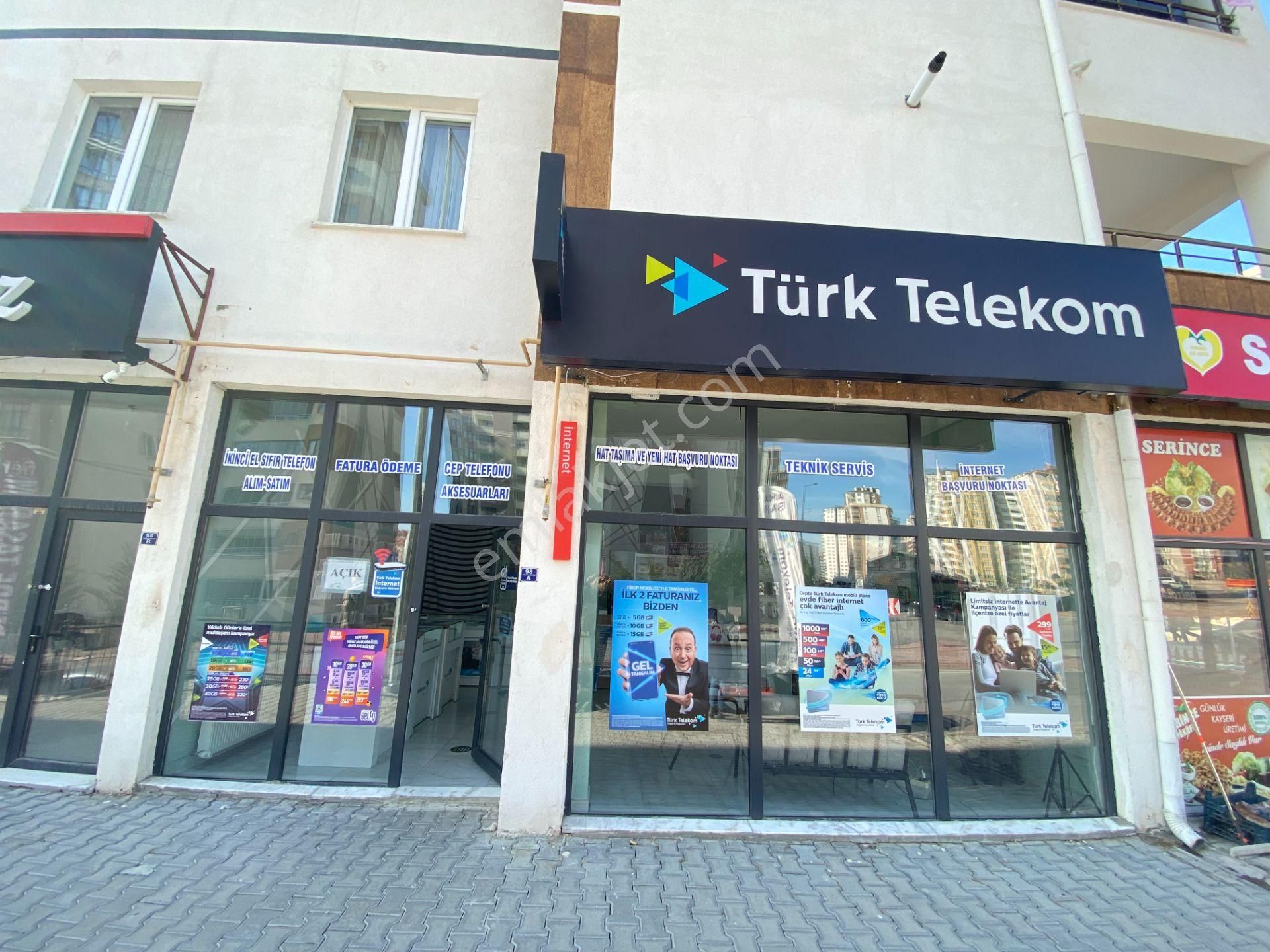 Kocasinan Ertuğrul Gazi Devren Dükkan & Mağaza Global'den Acil Devren Kiralık Merkezi Konumda Türk Telekom Bayi