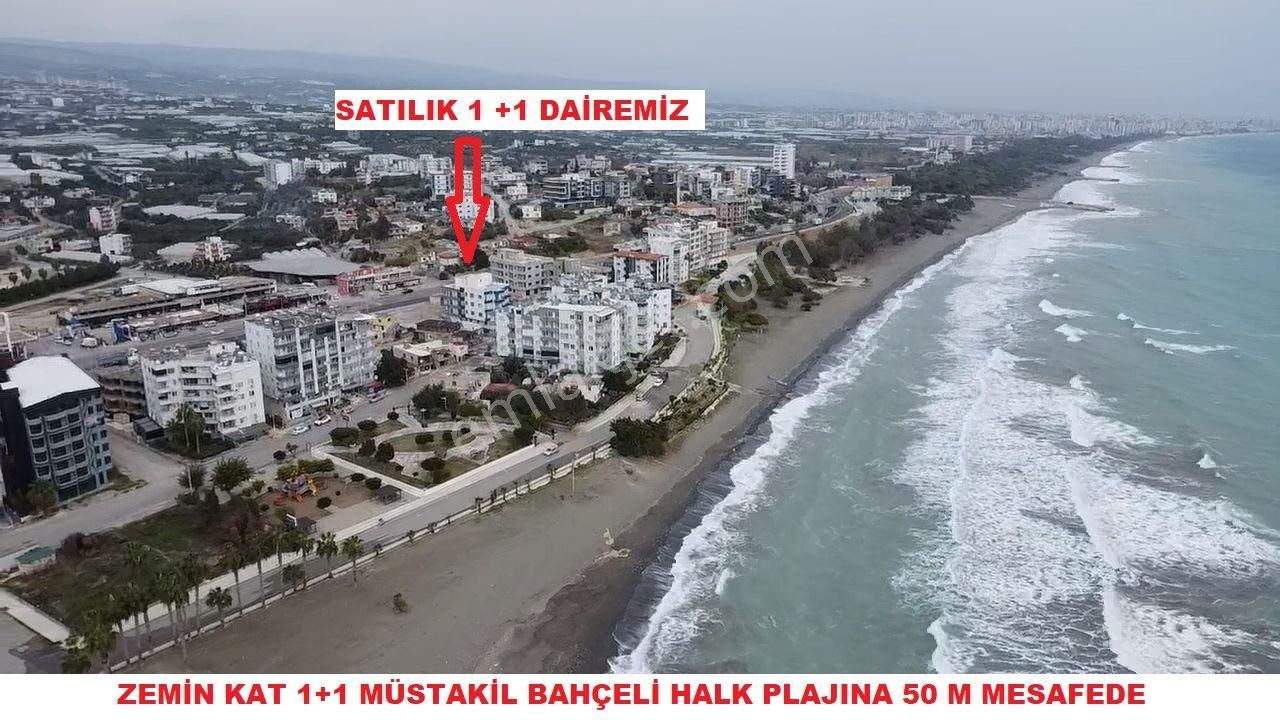 Erdemli Kocahasanlı Satılık Daire Kocahasanlı Denize 50 M Mesafede Müstakil Bahçeli 1+1 Daire