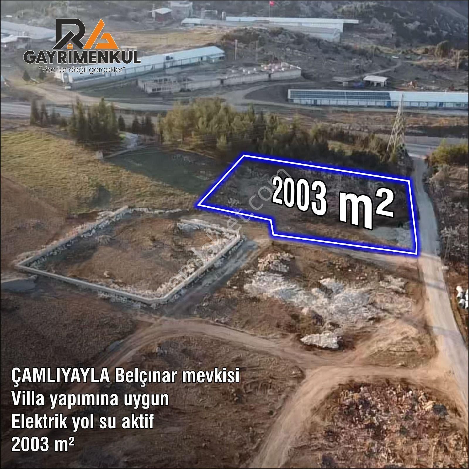 Çamlıyayla Belçınar Satılık Konut İmarlı Ra Gayrimenkul Çamlıyayla Belçınar Mevkiisi Satılık Arsa