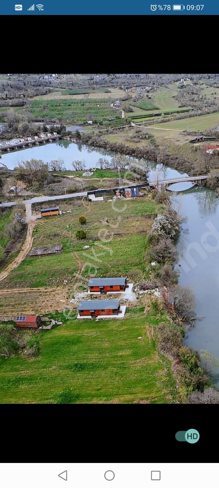 Ağva Nehir Çepe Cep Sıfır Düz İskele Yeri Hazır Dere De Balık Tutuluyor Temiz - Görsel 2