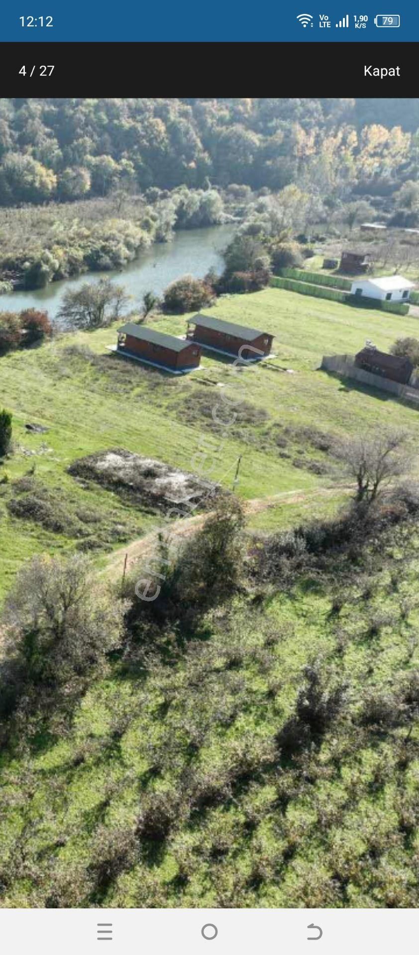 Ağva Nehir Çepe Cep Sıfır Düz İskele Yeri Hazır Dere De Balık Tutuluyor Temiz - Görsel 11