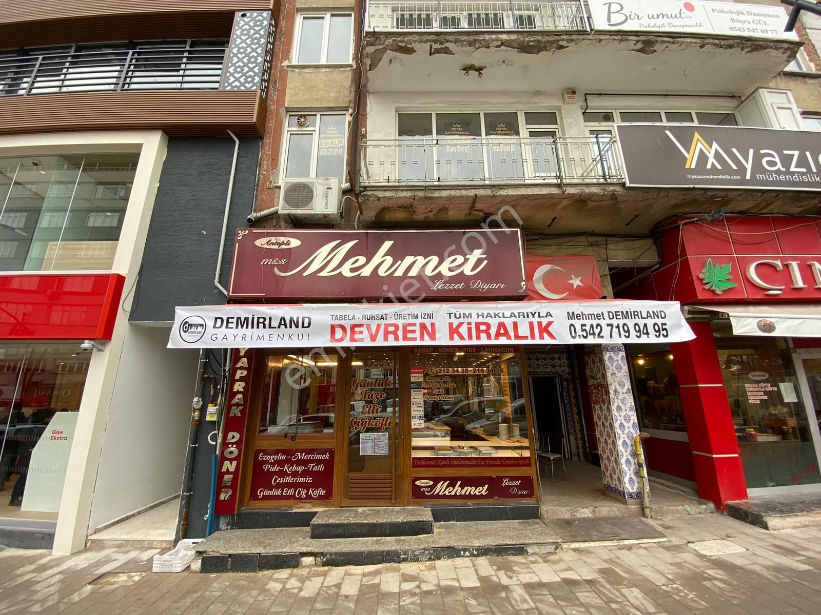 Kütahya Merkez Alipaşa Devren Restaurant Demirland Gayrimenkul'den Devren Kiralık Merkezde Kebap Salonu