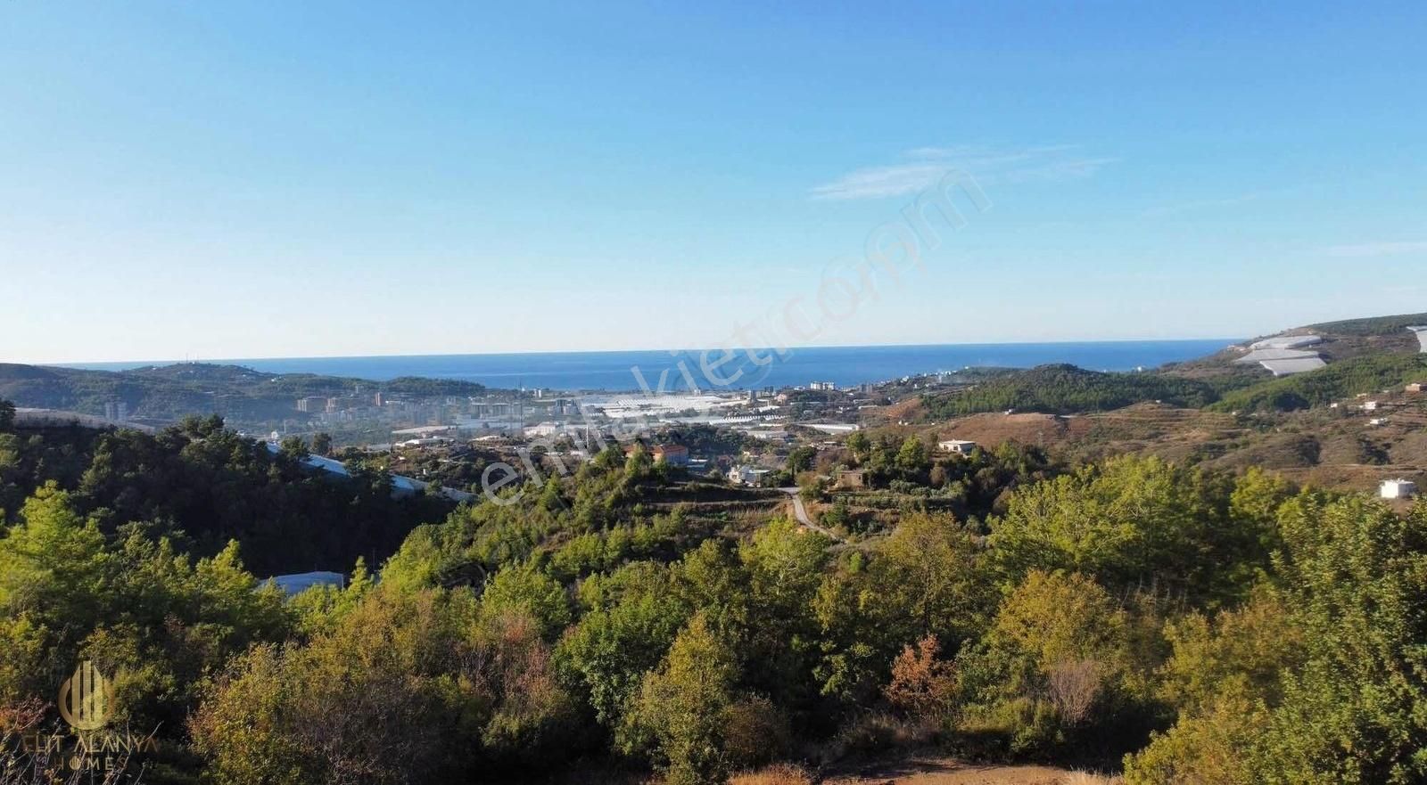 Alanya Demirtaş Satılık Tarla Alanya Demirtaş Da Full Deniz Manzaralı Satılık Hisseli Tarla