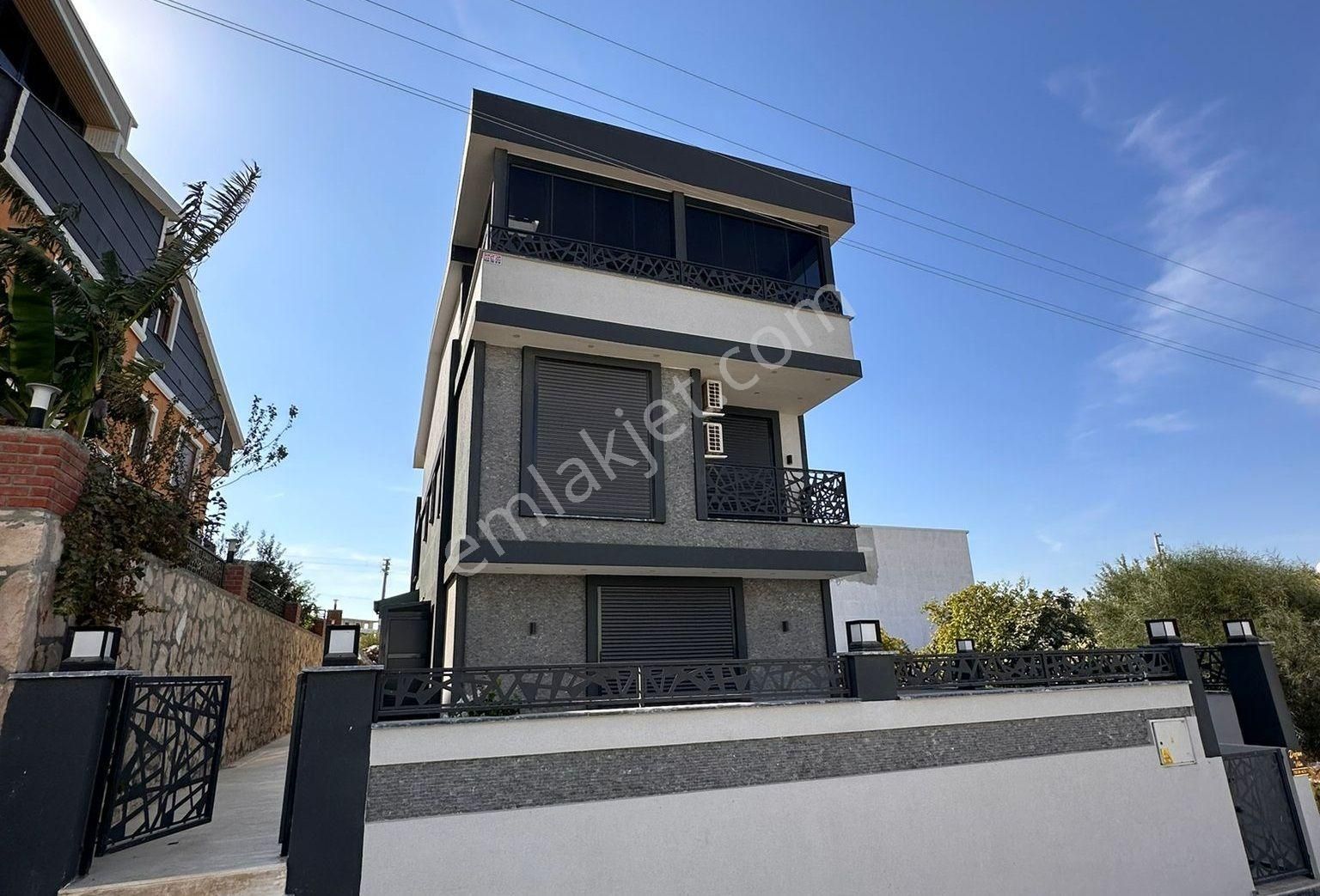 Didim Hisar Satılık Villa Aydın Didim Hisar Mah. 3+1 Bahçeli Teraslı Sıfır Villa