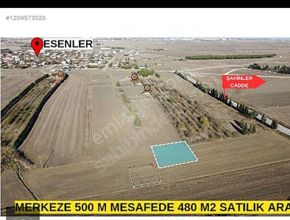 Ergene Esenler Satılık Konut İmarlı Tekirdağ Ergene Esenler Köyünde Toplam 480 Metre Kare