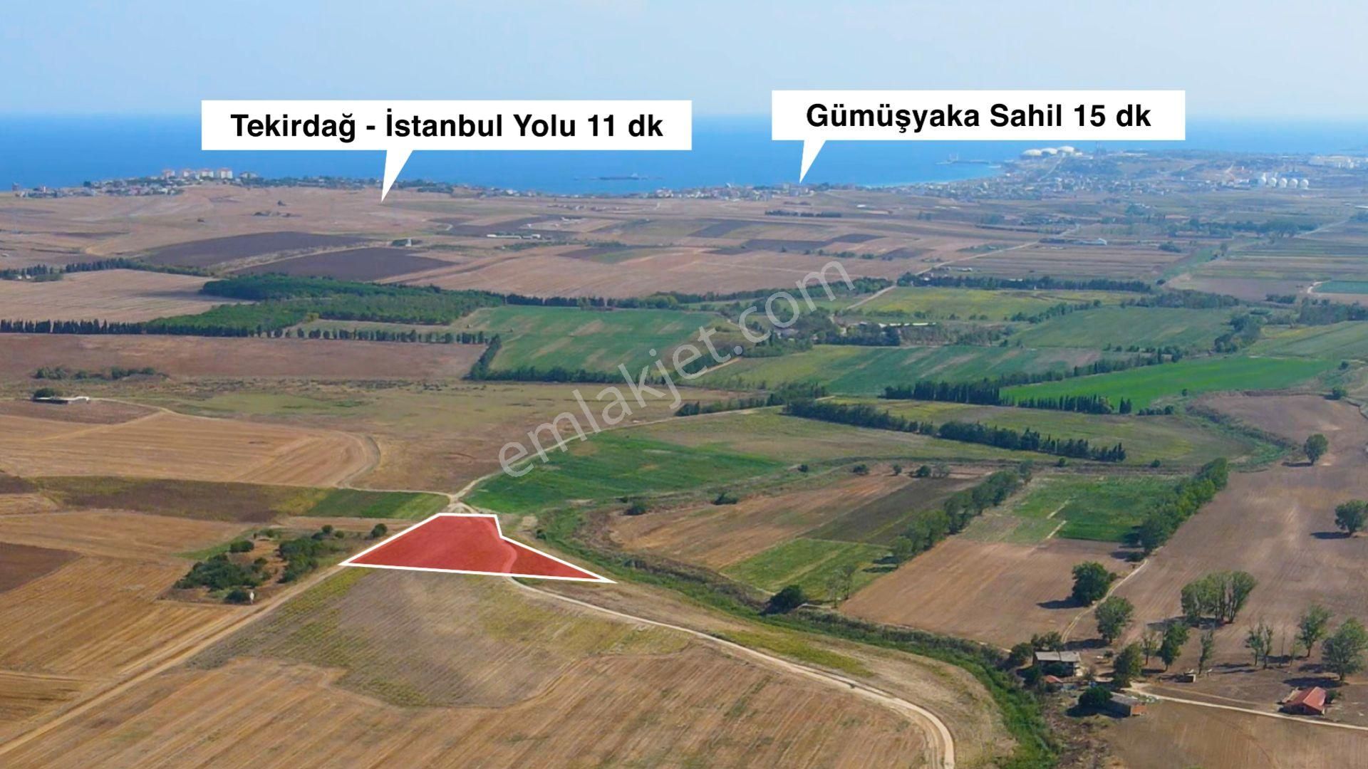 Silivri Gümüşyaka Satılık Tarla Gümüşyaka'da, İmar Bölgesine Yakın, Müstakil Tapulu, 9387m² Tarla