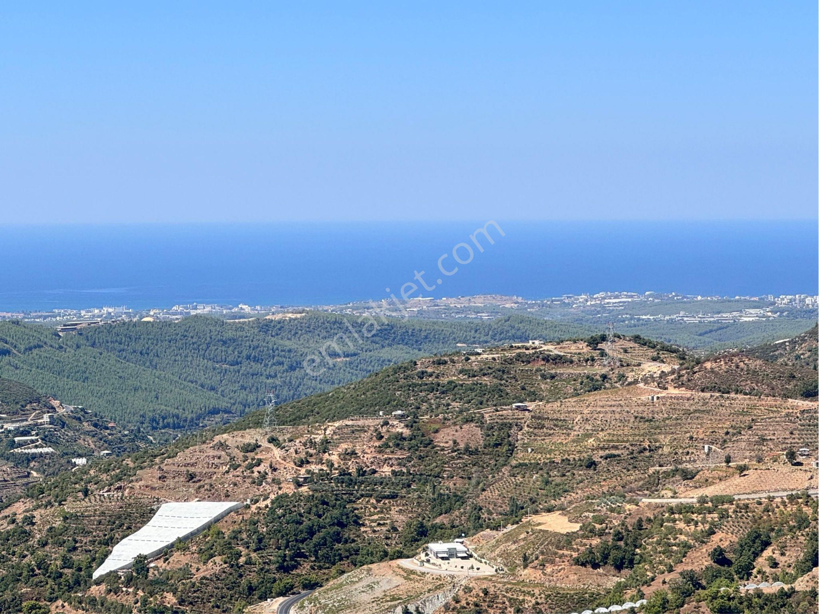 Alanya Yenice Satılık Tarla Alanya Yenice Mahallesi Satılık Muhteşem Deniz Doğa Manzaralı Tarla